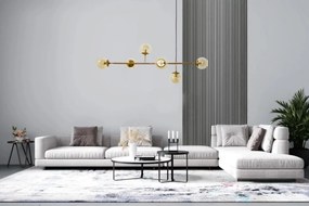 LAMELIO ASTI Ezüst lamella falpanel 270 × 12,2 cm