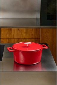 Indukciós tűzhelyhez alkalmas öntöttvas lábas fedővel 5,5 l Mattia 3.0 – FABINI