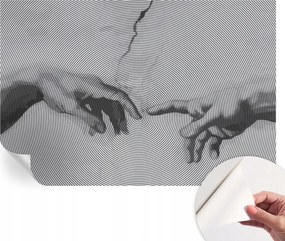 Dekoratív öntapadós fotótapéta irodába Hipnotikus kezek 104x70 cm