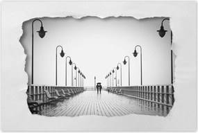 Poszterek 90x60 Szerelmes pár a mólón