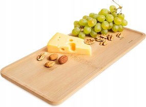 Tányér Bambusz snack tálca tálaló előétel 35x15 cm