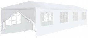 fehér kerti pavilon 3 x 12 m