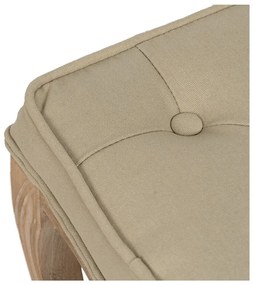 Bézs-natúr színű pad Royal – Ixia