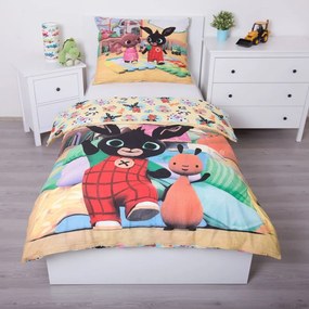 Egyszemélyes pamut gyerek ágyneműhuzat 140x200 cm Bing – Jerry Fabrics