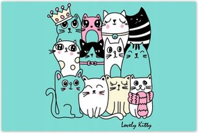 Poszterek 120x80 Cica Cicák