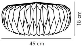 Nordlux - BELLOY E27 búra, átmérő 45 cm