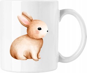 Bögre Nyuszi Divatos Kedves 2 Fehér 330ml