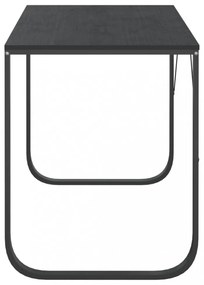 fekete forgácslap számítógépasztal 110 x 60 x 73 cm