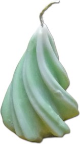 Kézzel készített illatos szójagyertya karácsonyfa, karácsony, nagy