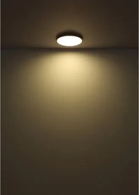 Globo 41566-15W Mennyezeti lámpa, matt fehér műanyag, felfelé is világít "háttérvilágítás", ø: 230mm, M: 35.5mm, tartozék: LED 15W 230V, 1300lm forrás, 650lm kimenet, 4000K