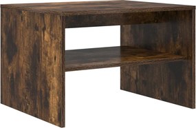 vidaXL Dohányzóasztal Füstölt tölgy 60 x 50 x 40 cm Faanyag