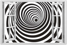 Poszterek 60x40 Alagút 3D hatás Csíkok