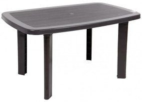 Taranto 6 személyes ovális Antracit-Bar N - Csomagolássérült