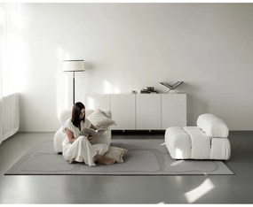 Szürke gyapjú szőnyeg 133x190 cm Morphic Organica – Agnella