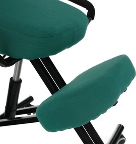 Ergonomikus zsámoly, zöld/fekete, RUFUS