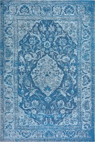 Nappali szőnyeg 120x180cm, kék lapos szövésű hagyományos,zsenília