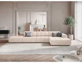 Krémszínű sarokkanapé (jobb oldali) Chicago – Cosmopolitan Design