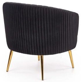 Crown fotel, fekete / arany