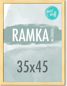 Képkeret 35x45 Arany Képkeret Fotó 45x35 Mdf Arany