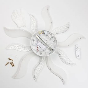 Brilagi - LED Dimmelhető felületre szerelhető csillár TWIST LED/65W/230V 3000-6500K fehér + távirányító