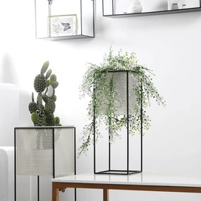 Virágtartó állvány, fekete, MELOI TYP 1