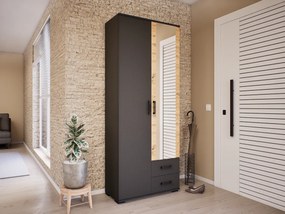 Walkon Cipősszekrény (Antracit-Artisan) modern