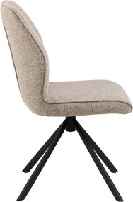 Krémszínű étkezőszék szett 2 db-os Aura – Actona