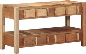 vidaXL TV szekrény Barna 83 x 33 x 46 cm Szilárd Újrahasznosított Fa