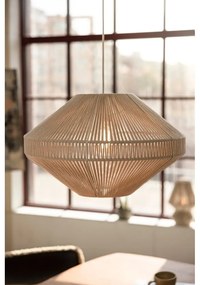 Natúr színű függőlámpa textil búrával ø 50 cm Razzo – Markslöjd