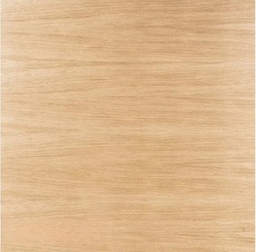 AKCIÓ Fekete étkezőasztal tölgy dekor asztallappal PURO 60x60 II. osztály