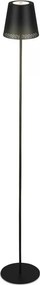 Briloner 1438015 - LED dimmelhető állólámpa KIKI 4,3W/5V IP44 2600 mAh fekete