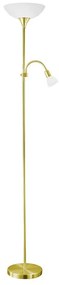 EGLO 82843 - UP 2 állólámpa 1xE27/60W + 1xE14/25W arany