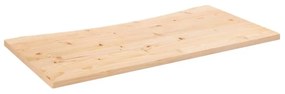tömör fenyőfa asztallap 110 x 55 x 2,5 cm
