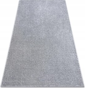 Gyerekszoba Nappali Szőnyeg ezüst sima egyszínű 350x400 cm