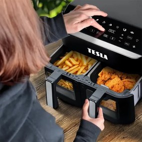 TESLA Electronics AirCook - multifunkciós digitális légsütő 9 l, 2400W