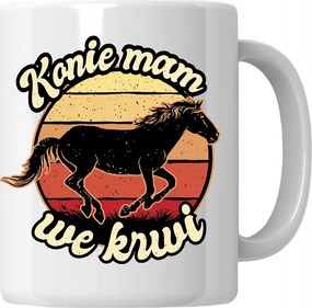 Bögre Lovak Van Vér Ajándék Nyomtatott Lovak