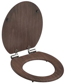 SCHÜTTE DARK WOOD MDF finoman záródó WC-ülőke