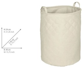 Bézs textil szennyeskosár 67 l Tom Tailor – Wenko
