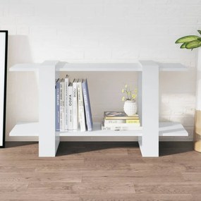 fehér szerelt fa könyvszekrény 100 x 30 x 51 cm