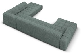 Türkiz sarokkanapé (jobb oldali-U alakú) Chicago – Cosmopolitan Design