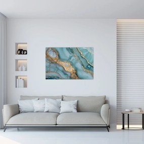 Kép - Türkiz márvány (90x60 cm)
