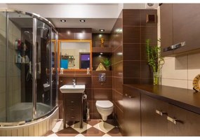 LED Fürdőszobai beépíthető lámpa LED/8W/230V 3000K IP65 fekete