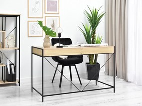 PC asztal Unica (szonoma + fekete). 1109858