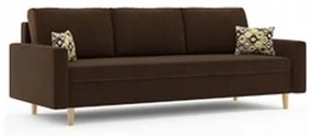 ETNA modell 2 nagyméretű kinyitható kanapé  Barna