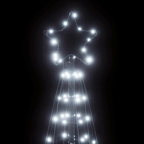 hideg fehér LED karácsonyfa 200 LED 182 cm