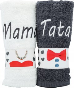 Pamut törölközők Anyáknak És Apukáknak Anyák Napjára