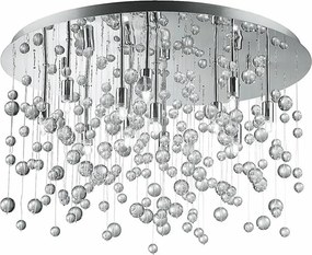 Ideal Lux - LED mennyezeti lámpatest NEVE 12xG9/3W/230V átm. 63 cm fényes króm