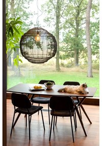 Fekete függőlámpa ø 70 cm Meezan – Dutchbone