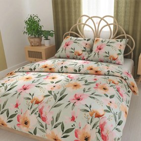 Satin Floralis ágynemét, 140 x 200 cm, 70 x 90 cm