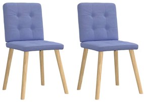 étkezőszékek 2 db Jeans kék szövet